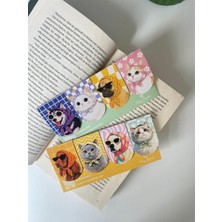 Kedi / Köpek Temalı Kitap Ayracı - 8 Adet