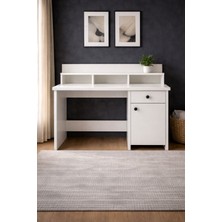 Mobix Home MK22 Çalışma Masası Çekmeceli ve Kapaklı Beyaz