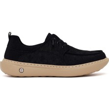 Derimod Zero Erkek Siyah Bağcıklı Kumaş Sneaker 26SFD69186F