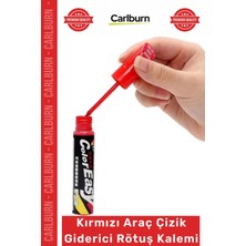 Carlburn #rötuşkalem Profesyonel Kaporta Boyası Kaliteli Pratik Hızlı Kırmızı Araç Çizik Giderici Rötuş Kalem