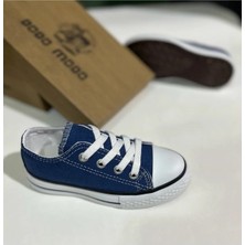 Ymn Ayakkabı Unisex Günlük Keten Rahat Kot Mavi Bebek & Çocuk Sneaker Spor Ayakkabı
