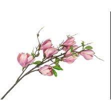 Es Dekor Pembe Yapay Manolya 94CM Dekorasyon Çiçek