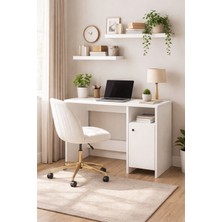 Mobix Home MK13 Çalışma Masası Kapaklı Beyaz