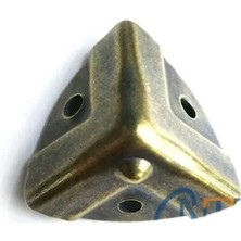 Eco Port Dekoratif, Kutu, Sandık Köşesi - 35X22 Mm, Küçük, Antik, 100 Adet