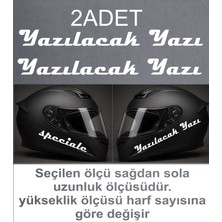 Sticker Usta Kişiye Özel Yazı Sticker Kişiselleştirilebilir Yazı Isim Soyisim Ad Soyad Sticker Oto Araba Motosiklet Kask Sticker 00204