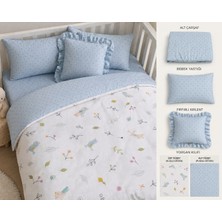 Ozz Baby Anne Yanı ; Park Beşik Çocuk &  Bebek Nevresim Takımı 80X120LASTİKLİ Çarşaf 70X120 Yastık Kılıfı 35X45 Kırlent 35X35 %100 Cotton
