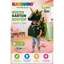 Kardinno Lumi Uni Eğitici Oyuncak Karton Giyilebilir Çocuk Kostümü Etkinlik Parti Kostümü