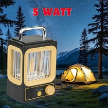 Prativas Ampul Solar Şarj Edilebilir 12 LED 1 Rustikli LED Kamp Lambası