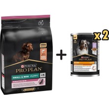 Pro Plan Somonlu Küçük Irk Yavru Köpek Maması 3 kg + 2 Adet Pro Plan Everyday Nutrition Hindili Köpek Konservesi 400 gr