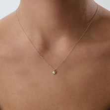 Cherry By Özkonak Shine Kalp Altın Kolye