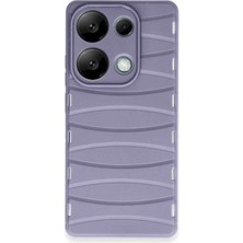 Eco Port Xiaomi Redmi Note 13 Pro 4g Kılıf Bibercas Silikon Kapak - Lila