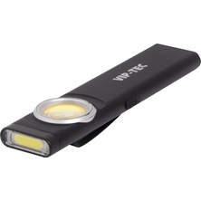 Vip-tec Vıp-Tec VT891210 Slim Şarjlı Cep Feneri 500 Lümen Manyetik Cob LED Type-C