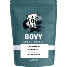 Kolombiya Supremo Nitelikli Espresso Çekirdek 1 kg - 83.75 Sca Puanı