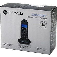 Marsilyan Siyah Dijital Kablosuz - Telsiz Telefon Arayan No Görme 50 Hafıza C1001CB (4887)