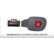 Dodo Anahtar Flaşör Renault Clıo  10905 - AN753 - AN0450 (1 Ad )