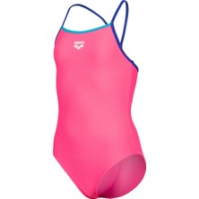 Arena Swimsuit Light Drop Solid Çocuk Pembe Yüzücü Mayo 005919988