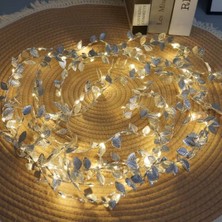 3 Metre Yaldızlı Gümüş LED Işık – Dekoratif Ortam ve Yılbaşı Aydınlatması (5486)