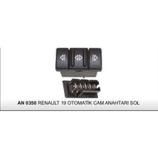 Dodo Anahtar Cam Açma Renault 19 Otom(Sol Komple Set) 25275 - AN704 - AN0350 (1 Ad )