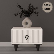 Comiet Lale Mdf Ayaklı Tasarım Komodin