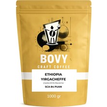 Etiyopya Yirgacheffe Nitelikli Espresso Çekirdek 1 kg - 84 Sca Puanı
