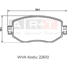 Art Ön Balata Renault Megane Iv Megane Iv Grandtour 1.2 1.5 1.6 (15-) (1 Tk )