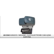 Dodo Cam Kaldırma Anahtarı Sol Uzun Taban Renault Kangoo-Megane-Clıo- Elektronik 25249 - AN712 - AN0540 (1 Ad )