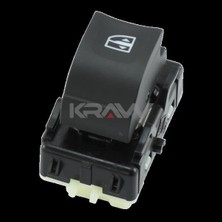 Kraw Cam Kaldırma Anahtarı Renault Clıo Iv - Symbol - Kangoo - Duster Tekli - Beyaz Işık (1 Ad )