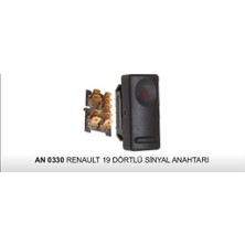 Dodo Anahtar Flaşör Renault 19  10902 - AN752 - AN0330 (1 Ad )