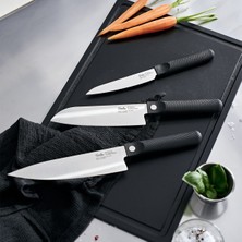 Fissler Procut Collection 3 Parça Bıçak Seti (Santoku, Şef ve Çok Amaçlı)