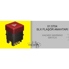 ENG Flaşör Anahtarı Fıat Slx Siyah (7-Pin) (1 Ad )