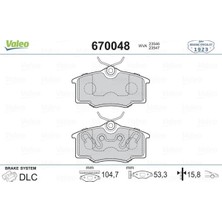 Valeo Disk Fren Balatası (Ön) Opel Corsa 1.4/1.7d 99>03 (1 Tk )