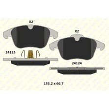 Kale Fren Balatası Ön Ford Mondeo Iv Turnier S-Max S60 Iı Volvo S80 Iı V60 V70 Iıı XC70 Iı 06-15 (1 Tk )