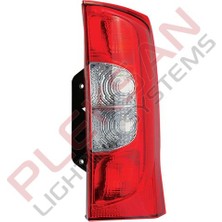 Pleksan Stop Lamba Sağ Fıat Fıorıno Peugeot Bıpper-Cıtroen Nemo / Yana Açılan(Çift) Kapı (2008>) (Duysuz) (1 Ad )