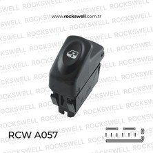 Rockswell Cam Acma Kapama Anahtarı Kangoo Megane Clıo Pın 6  Renault (1 Ad )