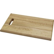 25X40CM   Kalın=2.5cm  Ahşap Kesim Panosu - Et Tahtası  El Geçmeli Kulp (5486)