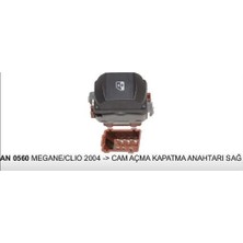 Dodo Anahtar Cam Açma Megane Iı/clıo Iı 2008-> Sağ      25258 - AN713 - AN0560 (1 Ad )
