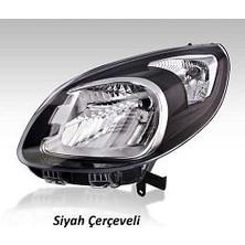 Ayfar Far Siyah Çerçeveli Manuel Sol Renault Kangoo ( 2013-  ) (1 Ad )