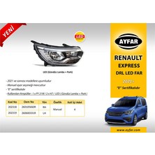 Ayfar Far Manuel Sol - LED Drl + Park Renault Express ( 2021> ) (1 Ad )