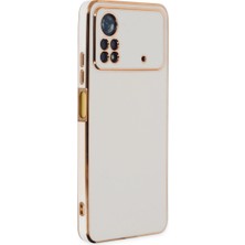 Eco Port Xiaomi Poco X4 Pro 5g Kılıf Volet Silikon - Beyaz