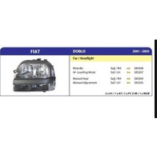 Mako Far Sol Sisli Fıat Doblo 2001 2005 Arası (1 Ad )