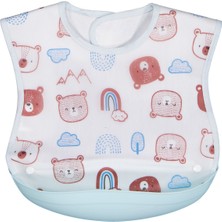 Civil Baby Ayıcık Empirme Mama Önlüğü - Yeşil