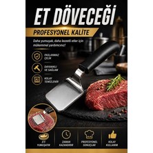 Plastmarket Lazoğlu Et Döveceği - Ev Kullanımına Uygun Paslanmaz Çelik Et Döveceği