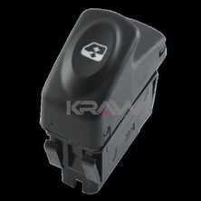 Kraw Cam Kaldırma Anahtarı Renault Clıo - Kangoo - Megane I 5 Pin Siyah (1 Ad )