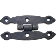 Uravas Store Antika Tarz Dekoratif Pirinç Dar Menteşe - 75X39 Mm, Oksit
