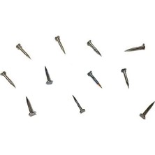 Uravas Store Klips, Menteşe, Ayağı Çivisi 9mm Çelik - Nikel 100GR