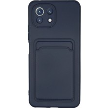 Eco Port Xiaomi Mi 11 Kılıf Kelvin Kartvizitli Silikon - Lacivert
