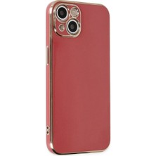 Eco Port Apple Iphone 14 Kılıf Volet Silikon - Kırmızı