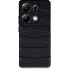Eco Port Xiaomi Redmi Note 13 Pro 4g Kılıf Bibercas Silikon Kapak - Siyah