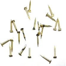 Uravas Store Klips, Menteşe, Ayağı Çivisi 9mm Çelik - Sarı 10GR