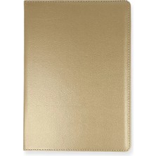 Uravas Store Samsung Galaxy T290 Tab A 8 Kılıf 360 Tablet Deri Kılıf - Gold